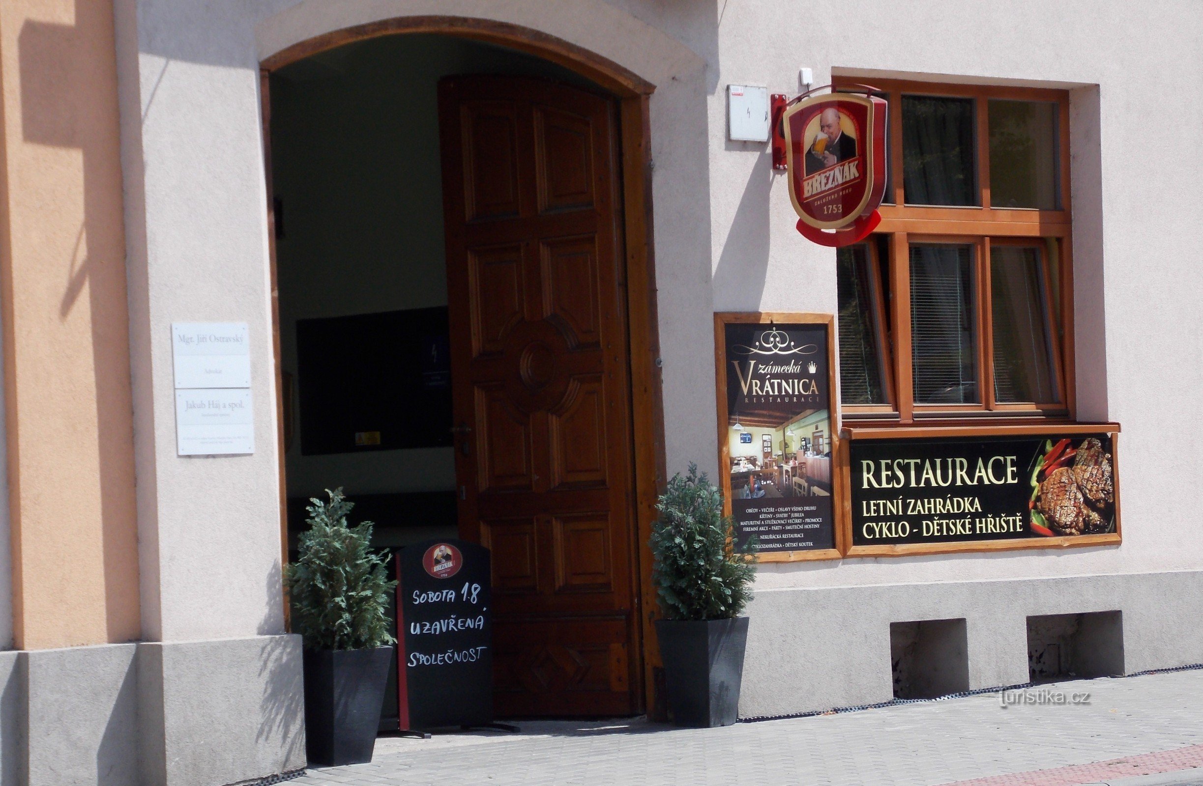 Restaurant Kasteel Poortgebouw in Vizovice