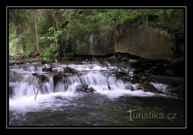 Říčka: Říčka-stroom in Julinča údolí