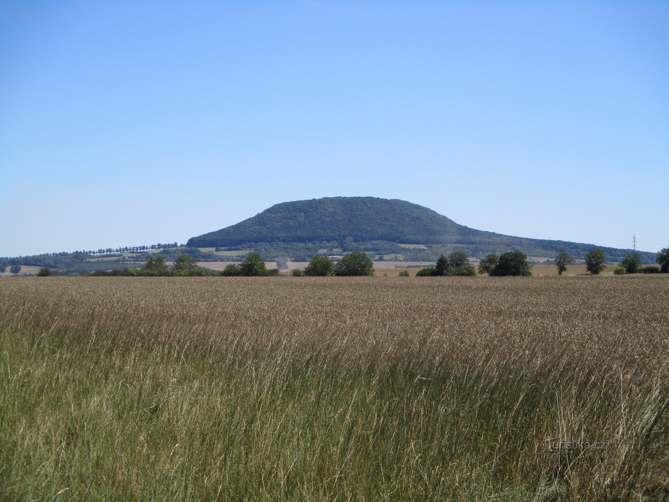 Říp a Roudnice repülőtérről (31.7.2020.)