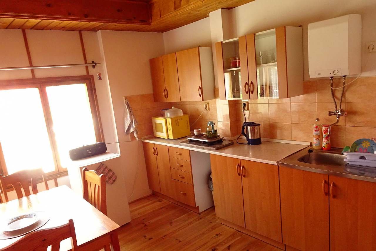 Casa de campo familiar Bungalov Bela em Jeseníky em Zlaté Hory - cozinha