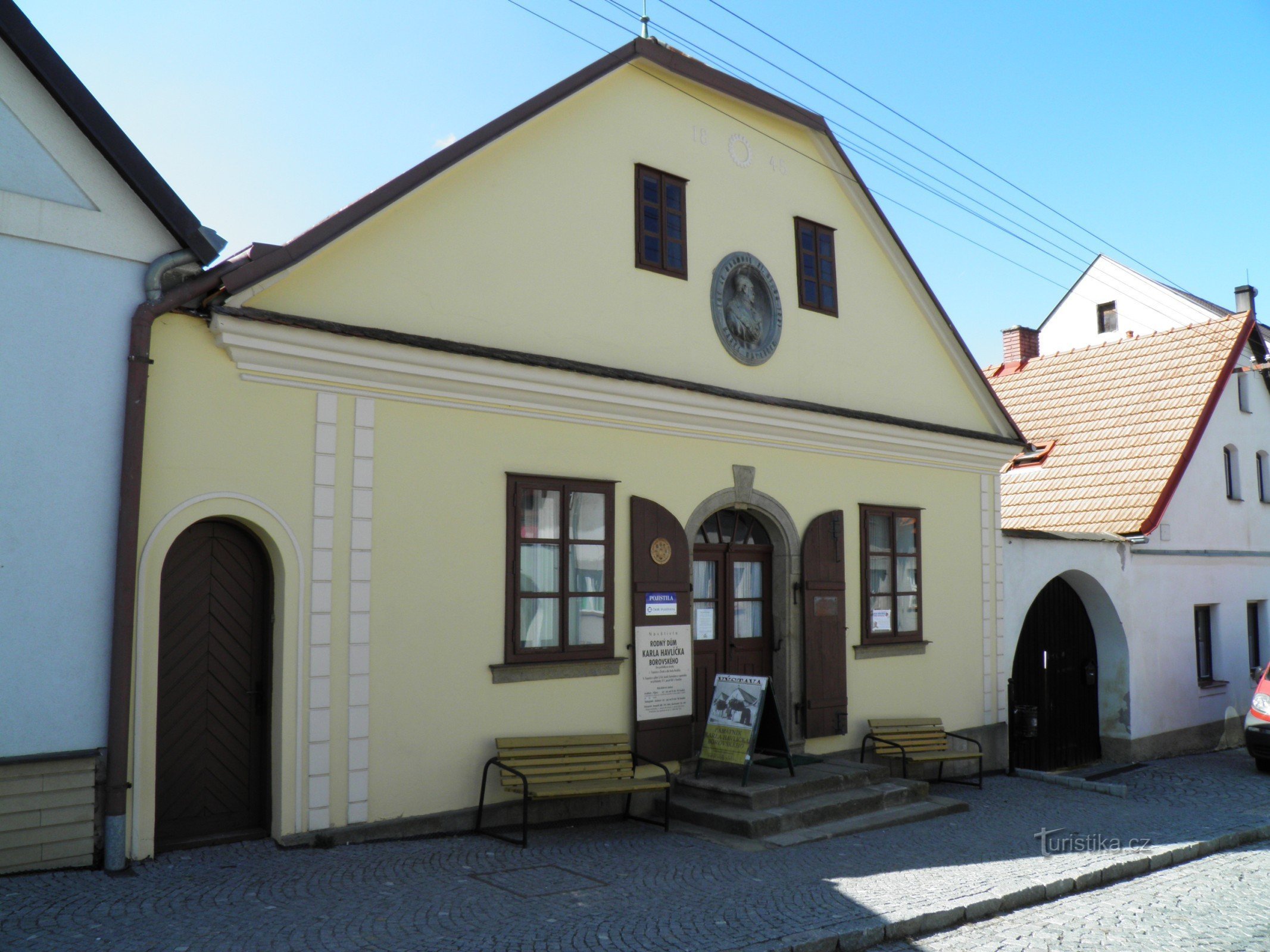 The birthplace of KH Borovský.