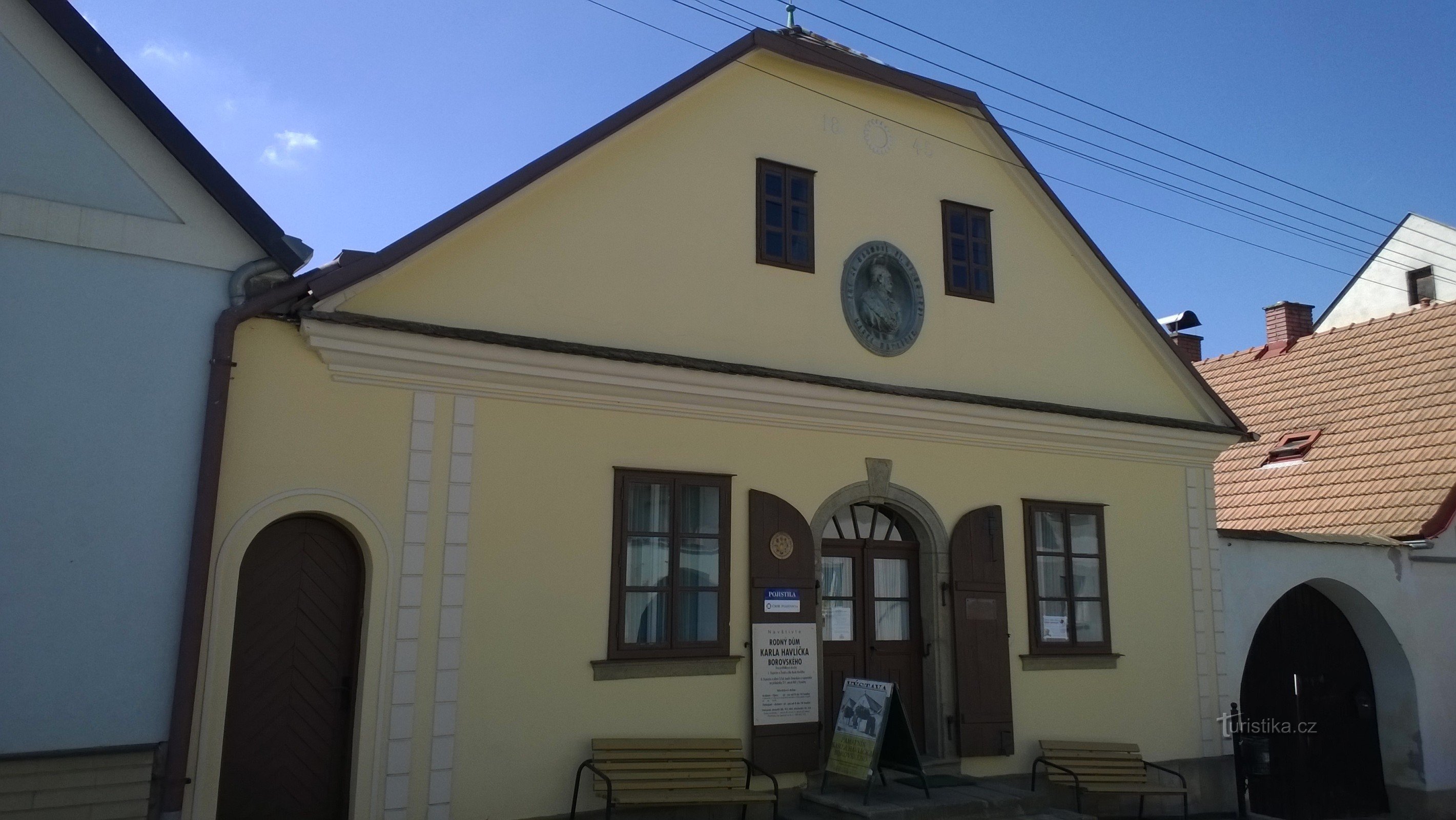 The birthplace of KH Borovský.