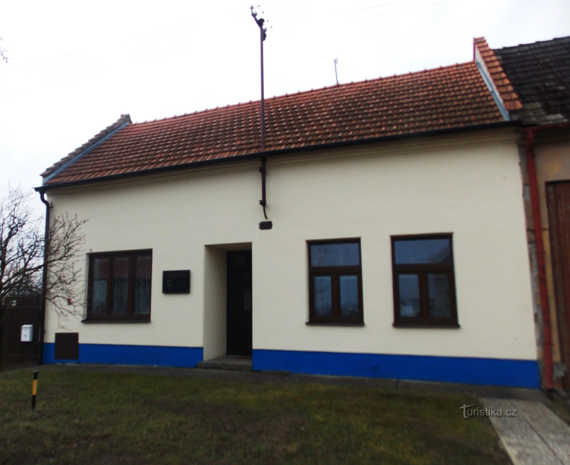 Birthplace of the painter A.Sládek in Huštěnovice