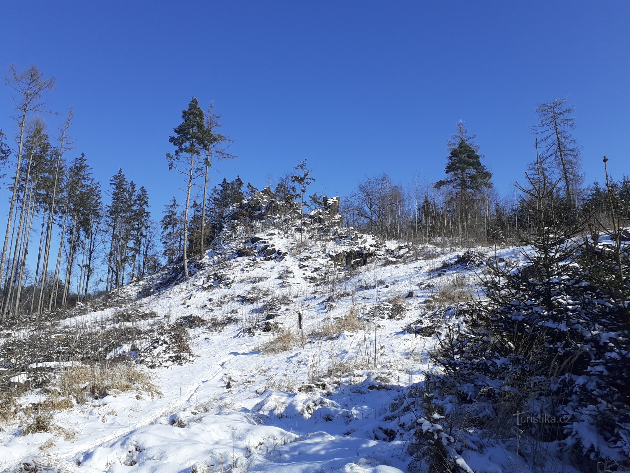 Gehörnter Felsen