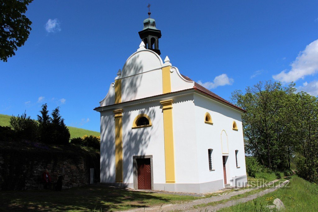 Rok, chapel of the Virgin Mary view from SW