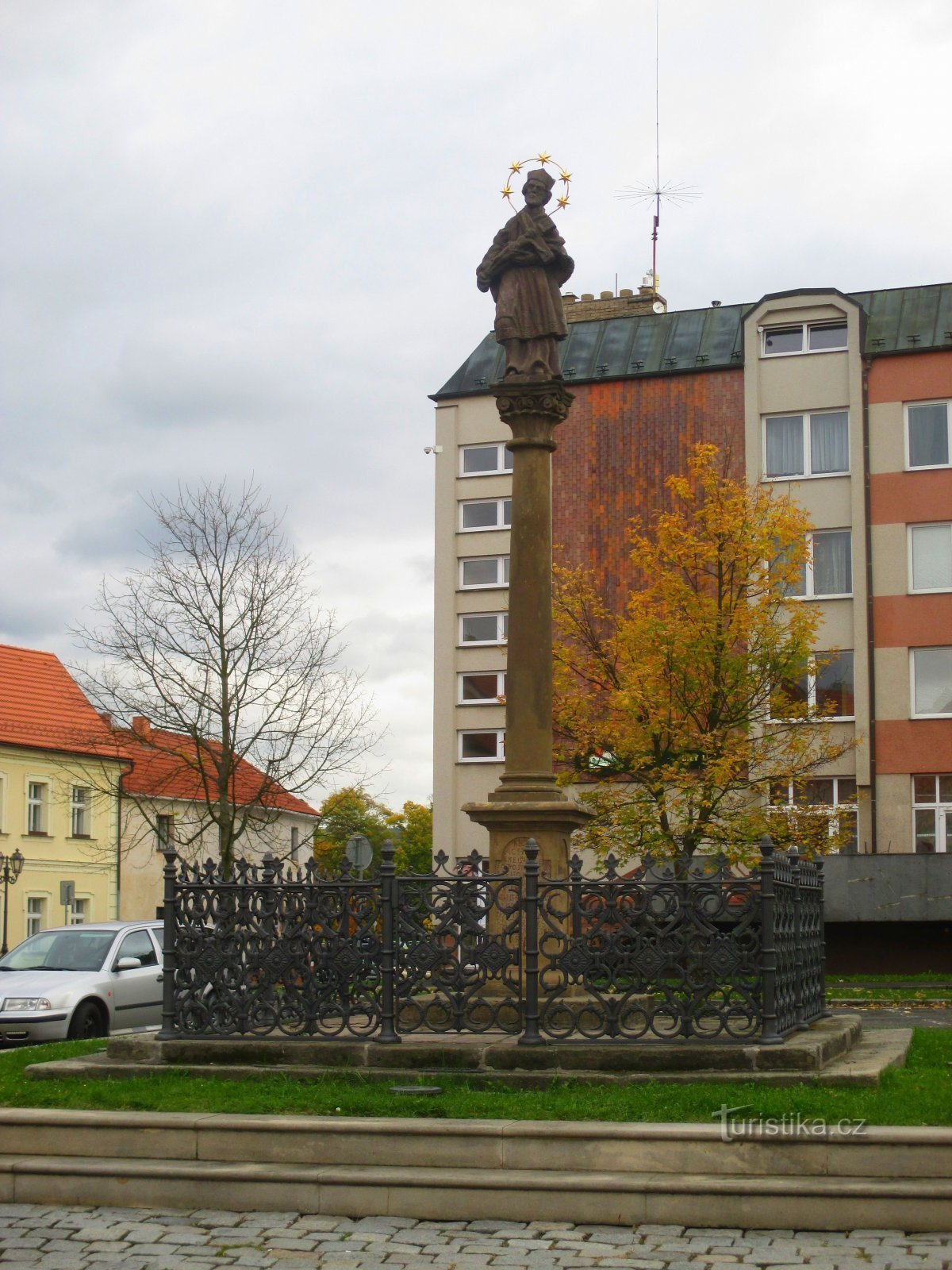 Rokycany - Standbeeld van St. Jan Nepomuck