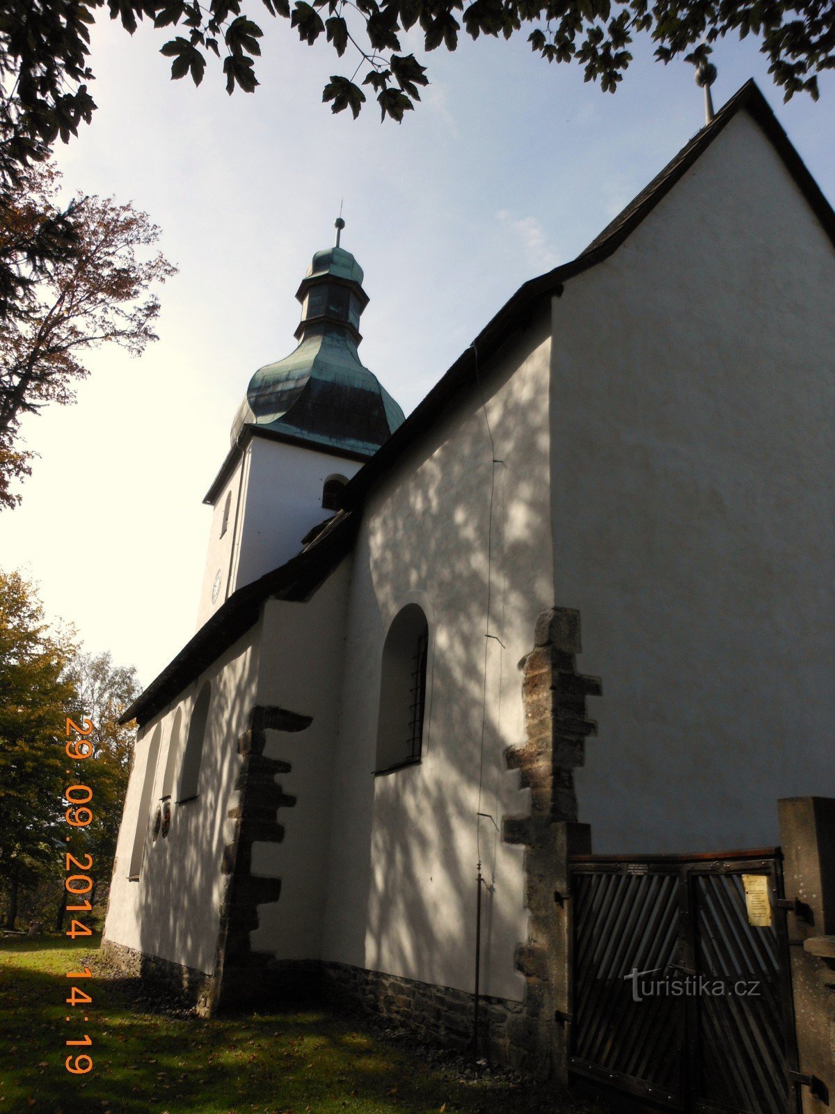 Romanesque church in Kostelní