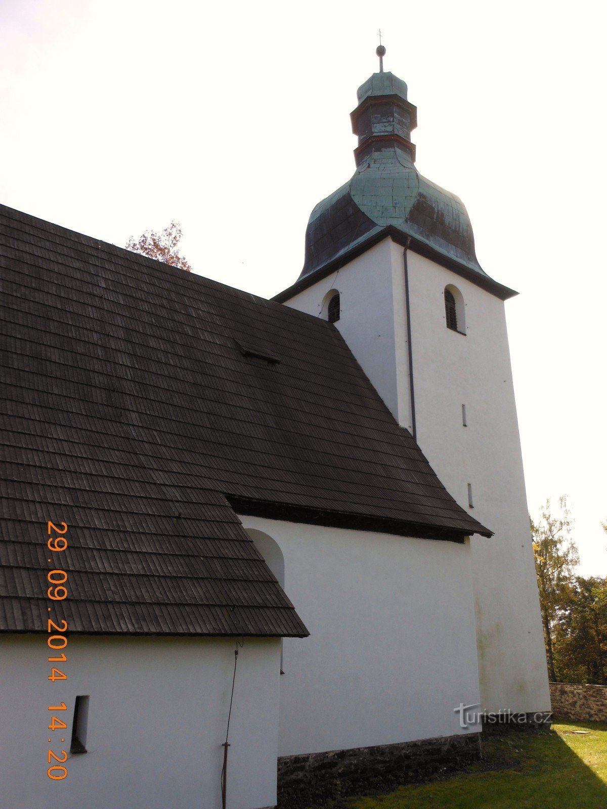 Román stílusú templom Kostelní-ben