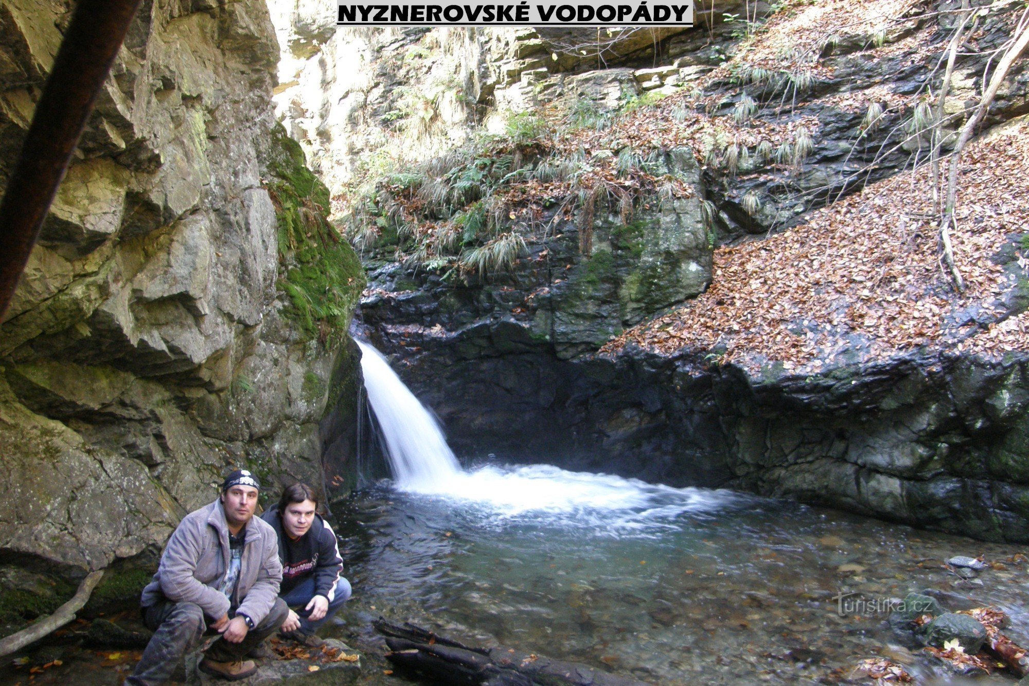 romantické Nyznerovské vodopády