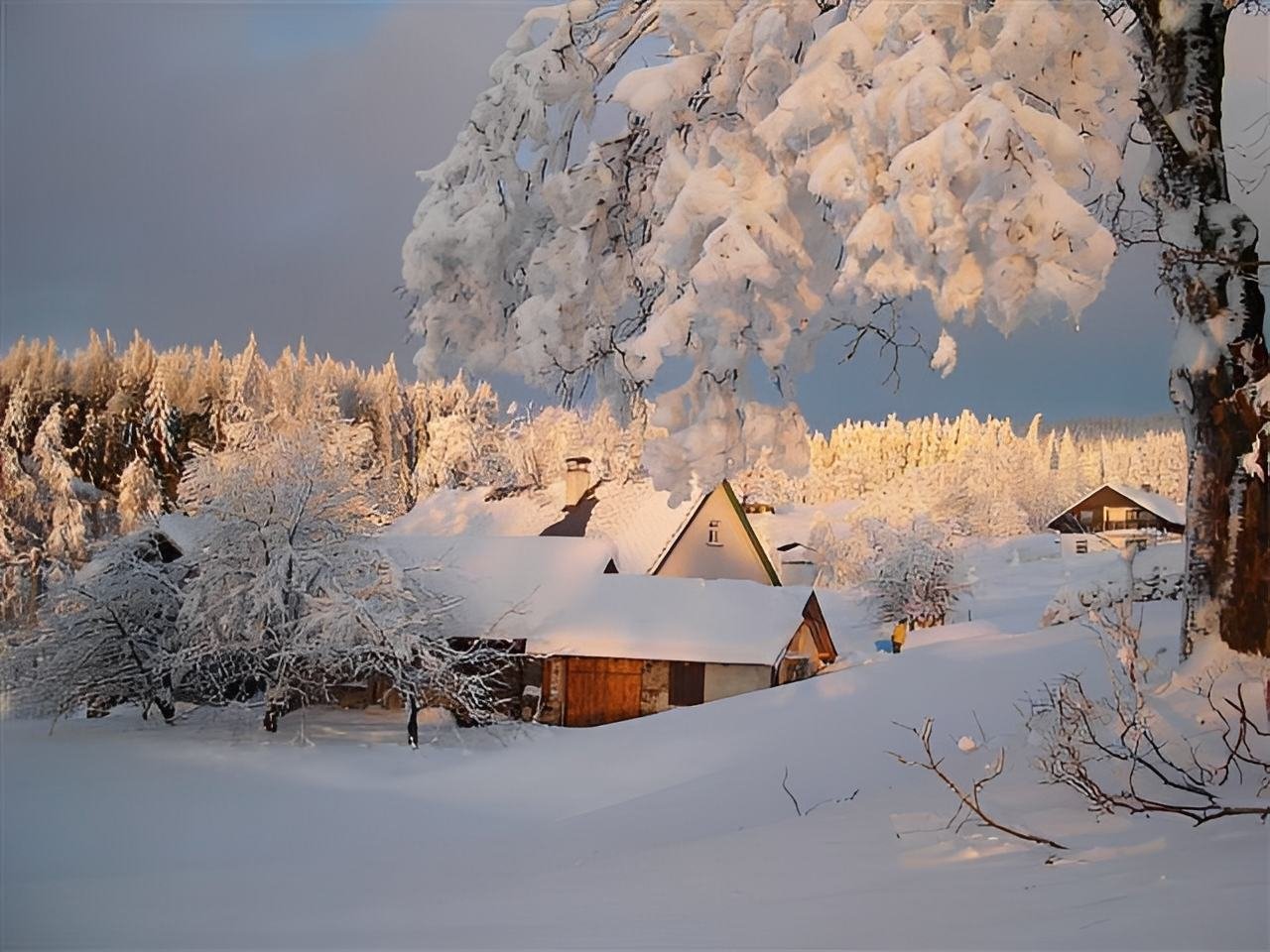 romantické vánoce na chalupě DORNER