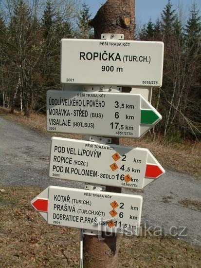 Ropicka - domek
