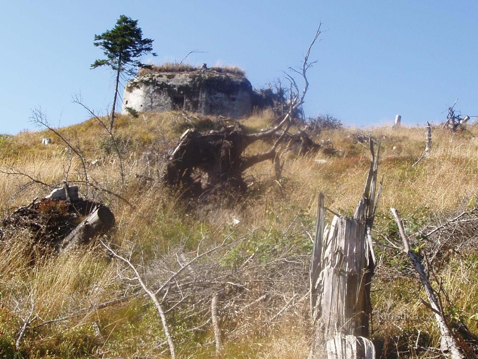 Rópík under Chlum-höjden