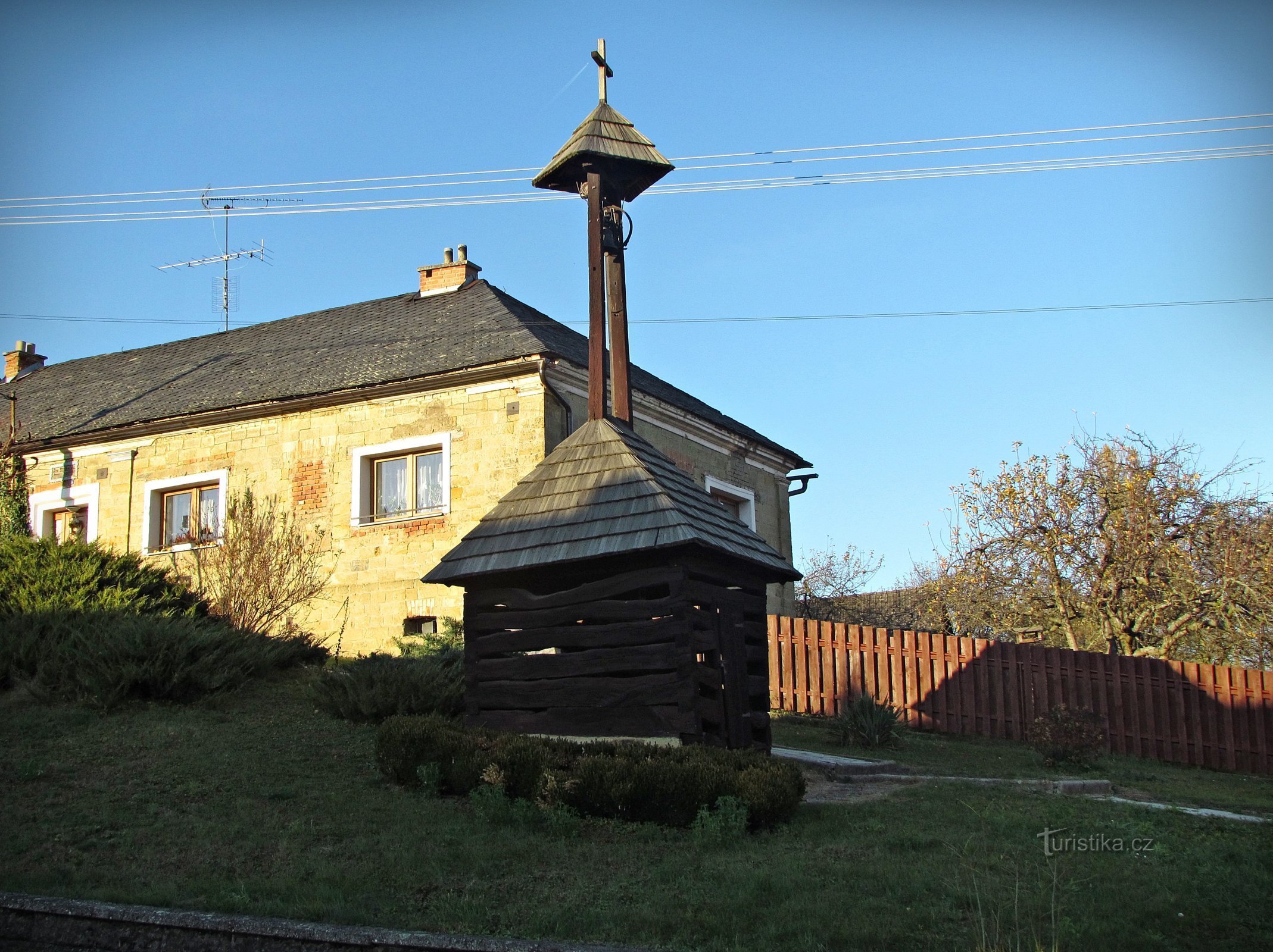 wooden bell tower