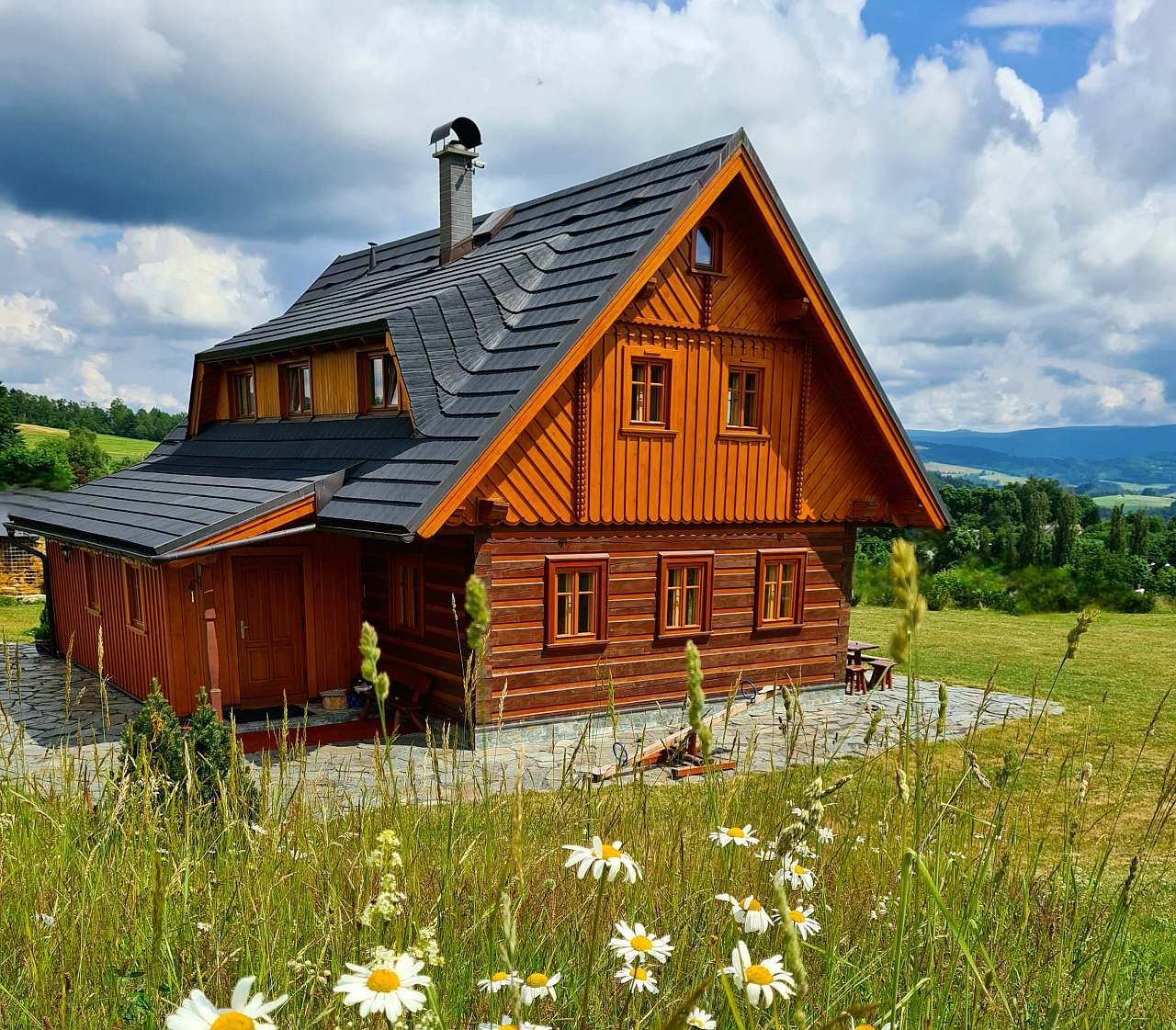 Roubenka čp 145 - 4 ložnice, 15 lůžek, parní sauna, whirlpool