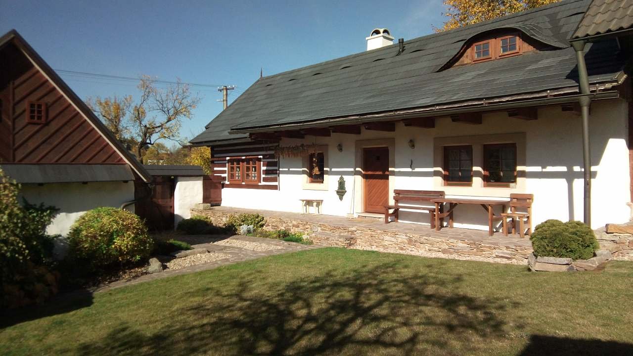 log cabin Olešná - rafters