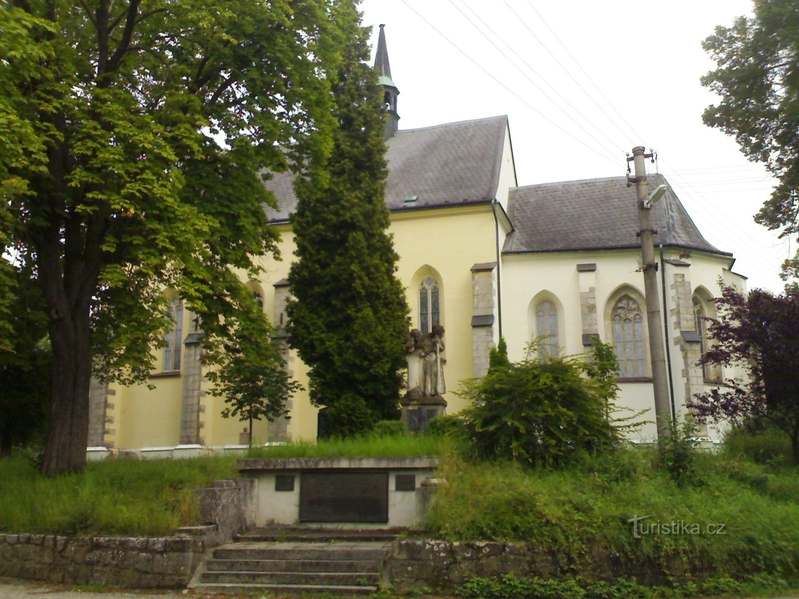 Rovensko pod Troskami - Pyhän Nikolauksen kirkko. Wenceslas