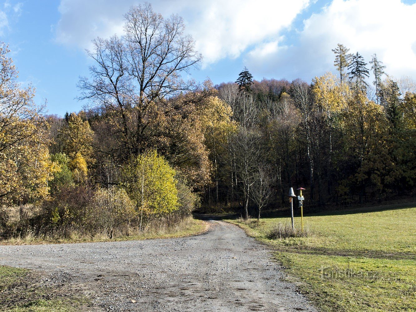 Cruce de caminos de Anenský Dvůr