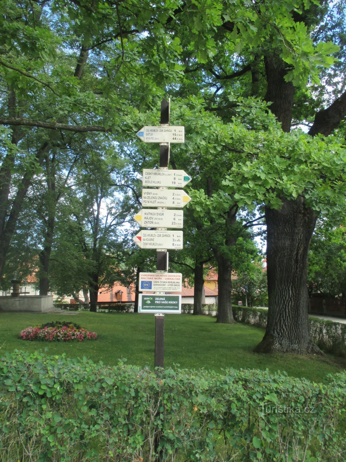 Kruispunt Český Krumlov - Kasteel