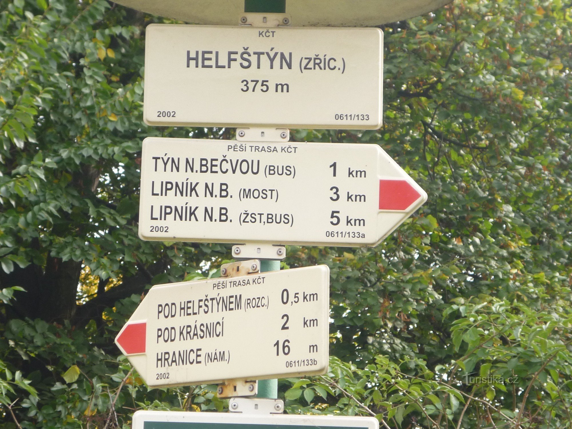 Helfštýn crossroads