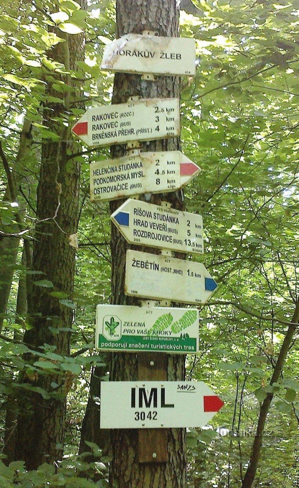 Crossroads of Horák's gully
