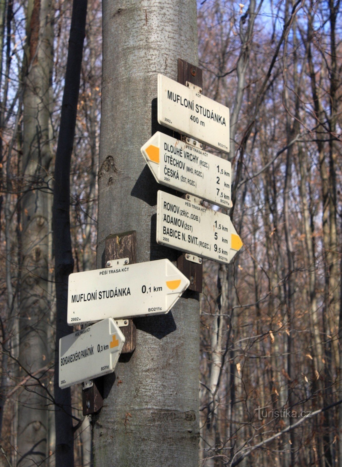 Rozcestí Mufloní studánka