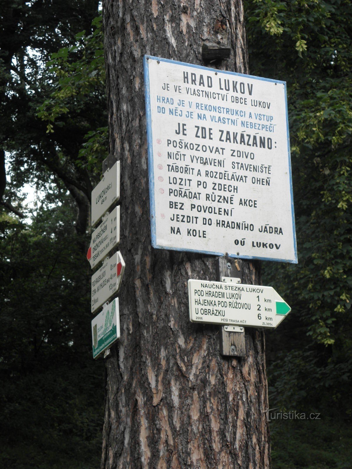 Crossroads at Lukovo - ZTZ and prohibition sign