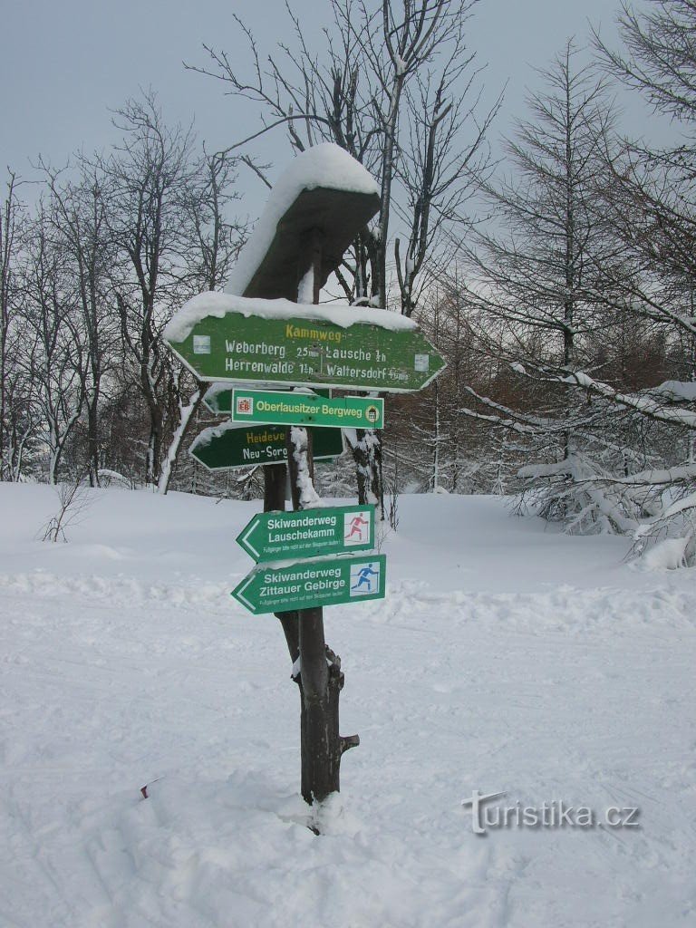 Перекресток на немецкой стороне