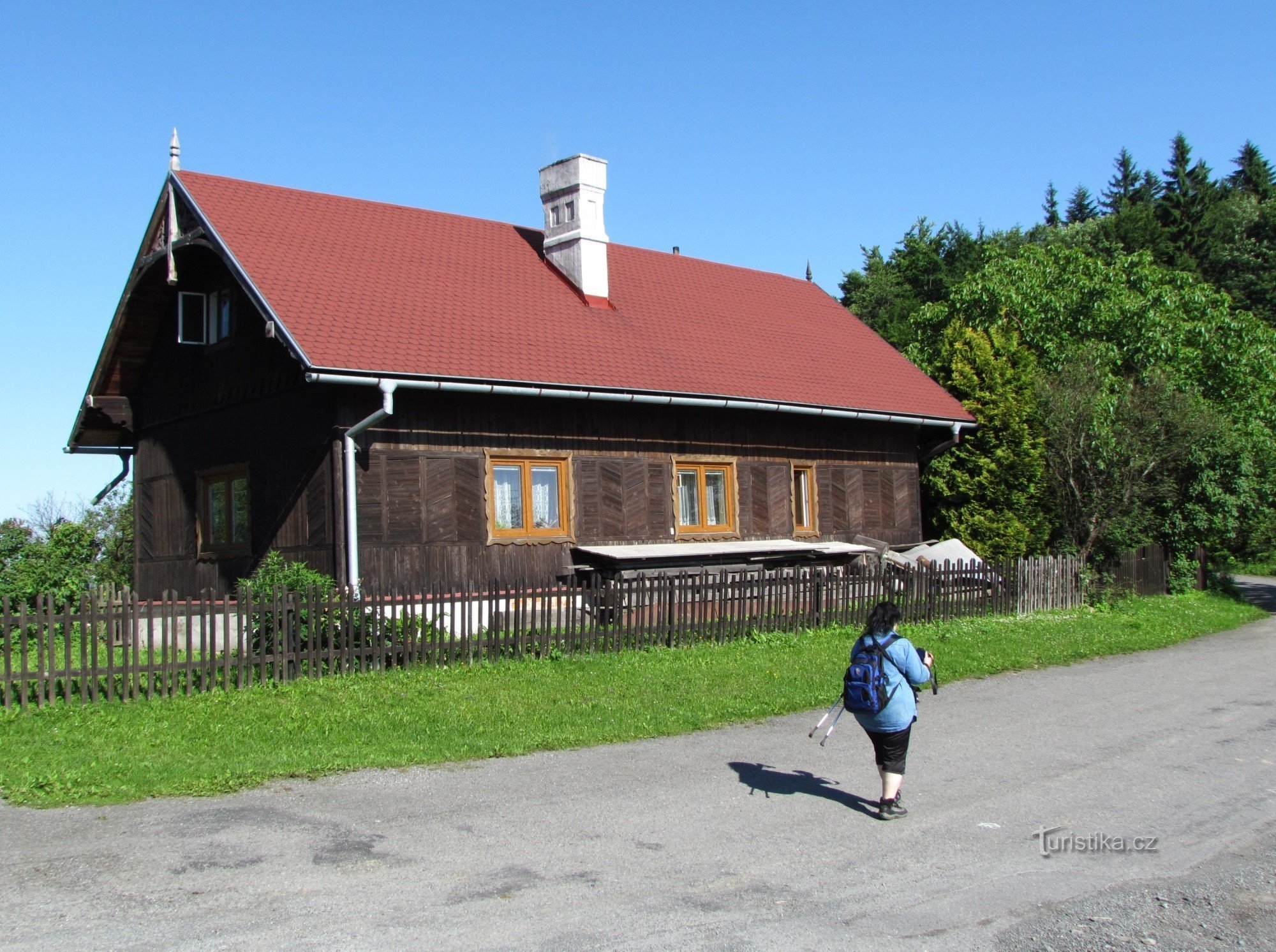 crossroads above Dušná