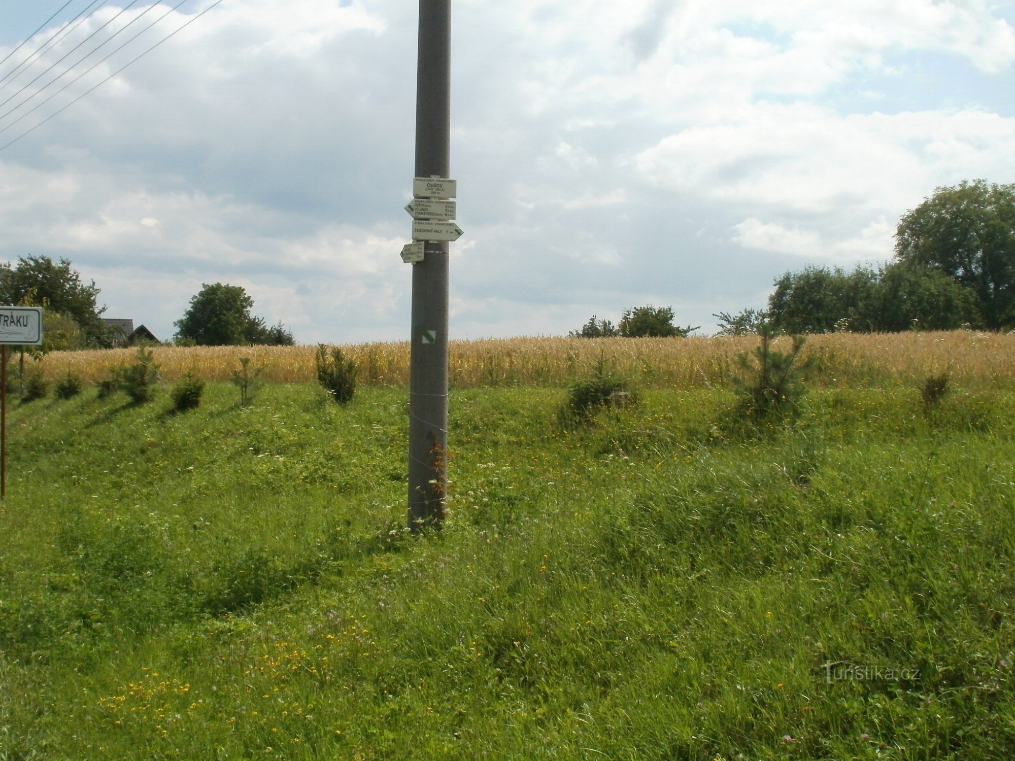 NS Češov-Vysoké Veselí - cotitură Češov către metereze