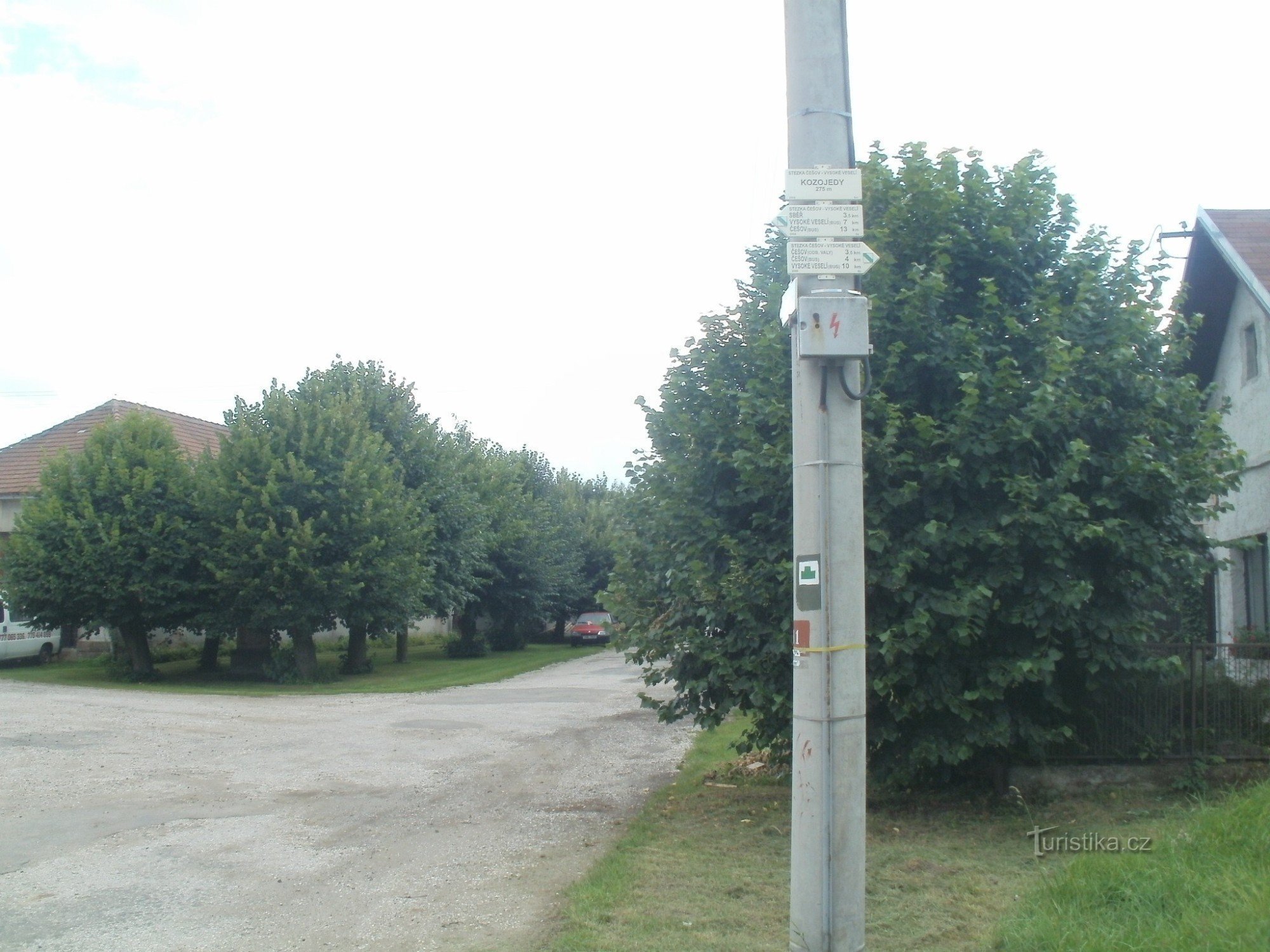 skrzyżowanie NS Česov-Vysoké Veselí - Kozojedy