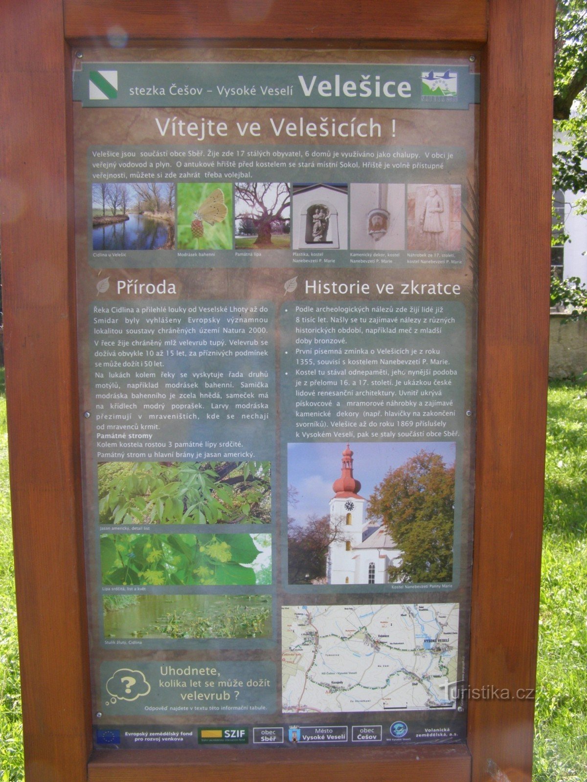 intersección de NS Češov-Vysoké Veselí - Velešice