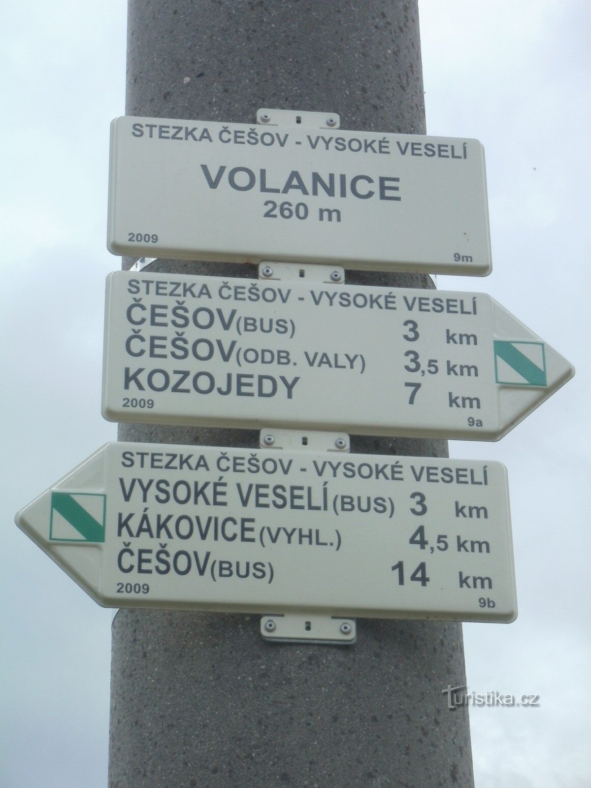 NS Češov-Vysoké Veselí - Volanice risteys