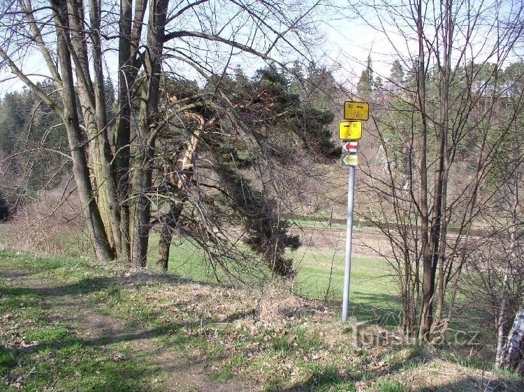 Cruce de caminos bajo Petrovice