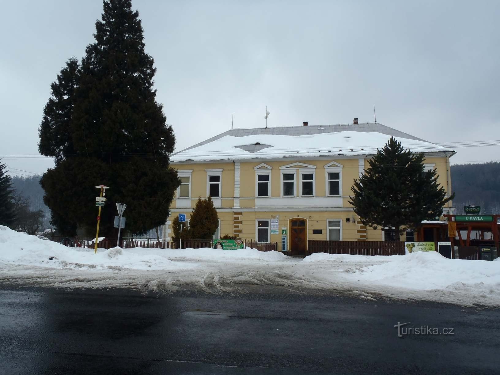 Kreuzung Ruda nad Moravou Zentrum - 18.2.2012