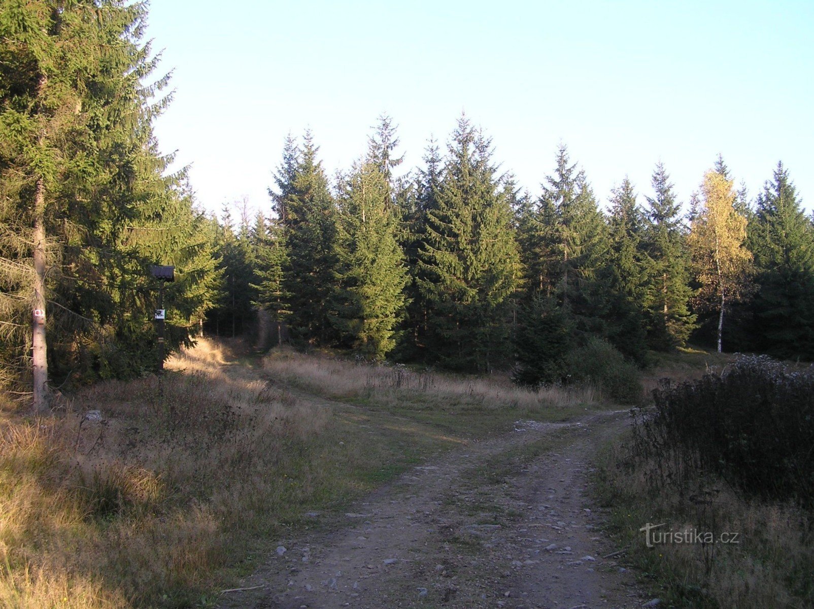 Cruce de caminos en Větrák