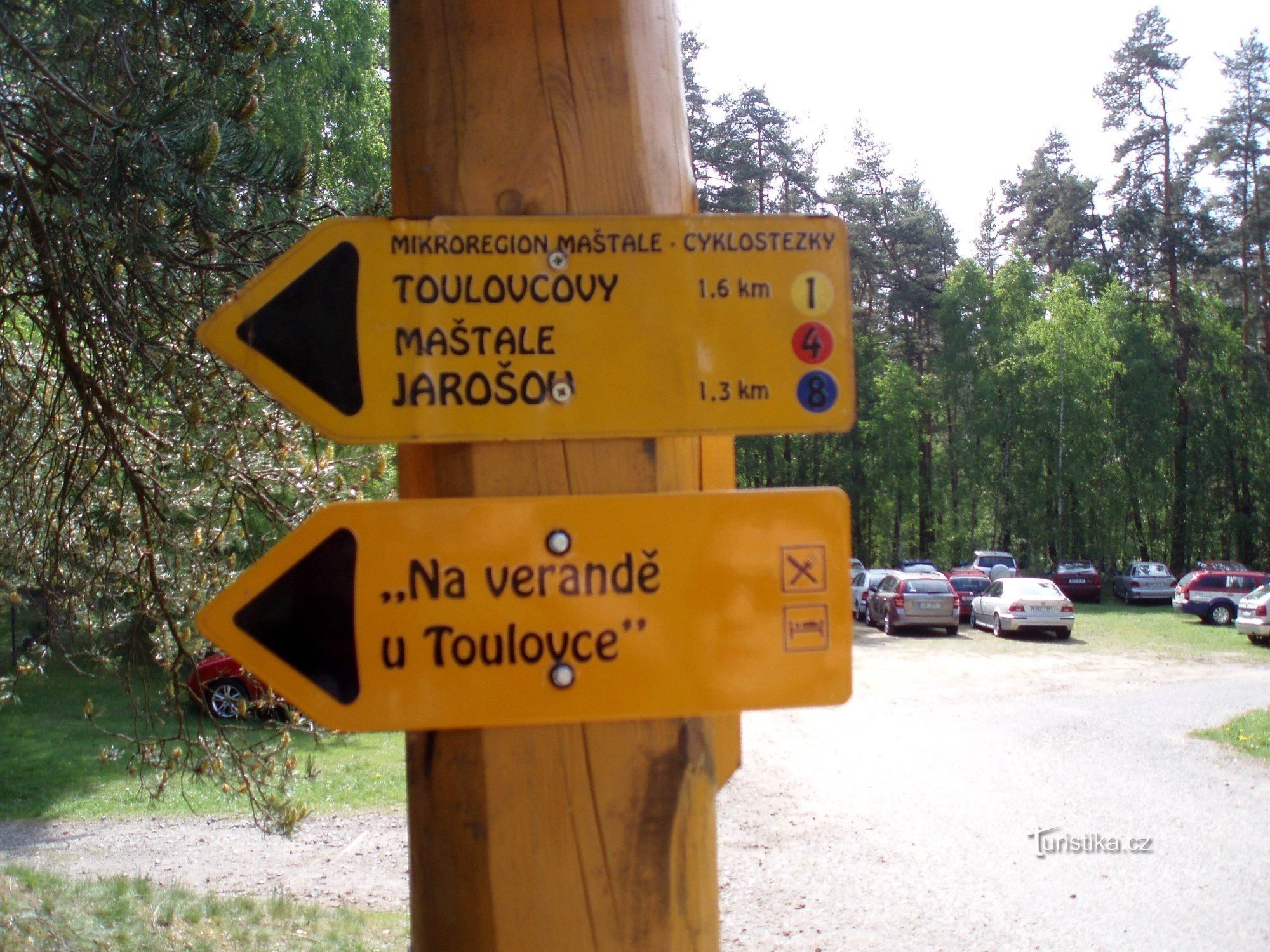 cruce de caminos en Vranice