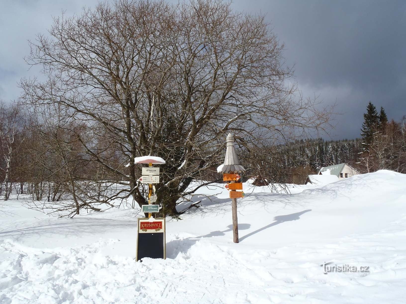 Wiatrak na skrzyżowaniu - 20.2.2012