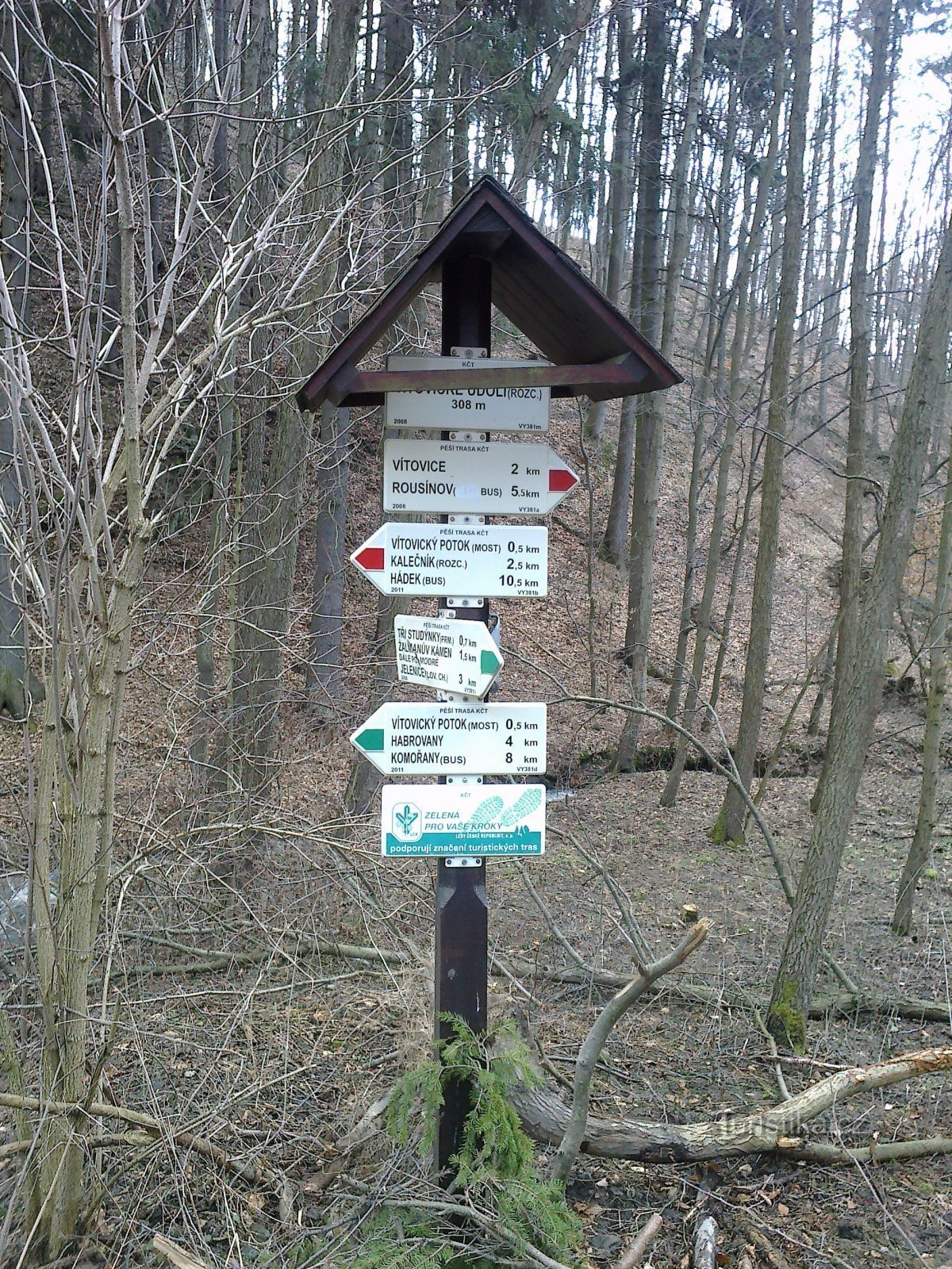 Korsvej mellem Vítovice-dalen