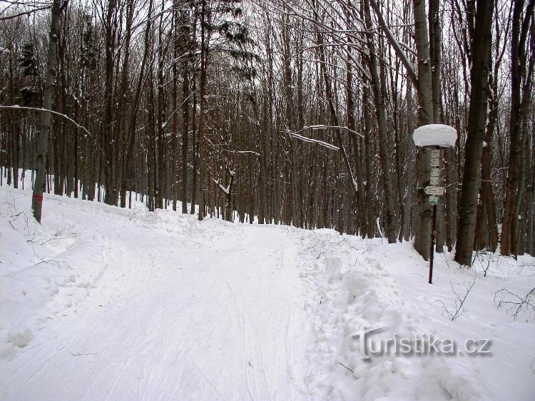 Encruzilhada Vysoký Kámen: Cruzamento de caminhos sob a reserva do mesmo nome