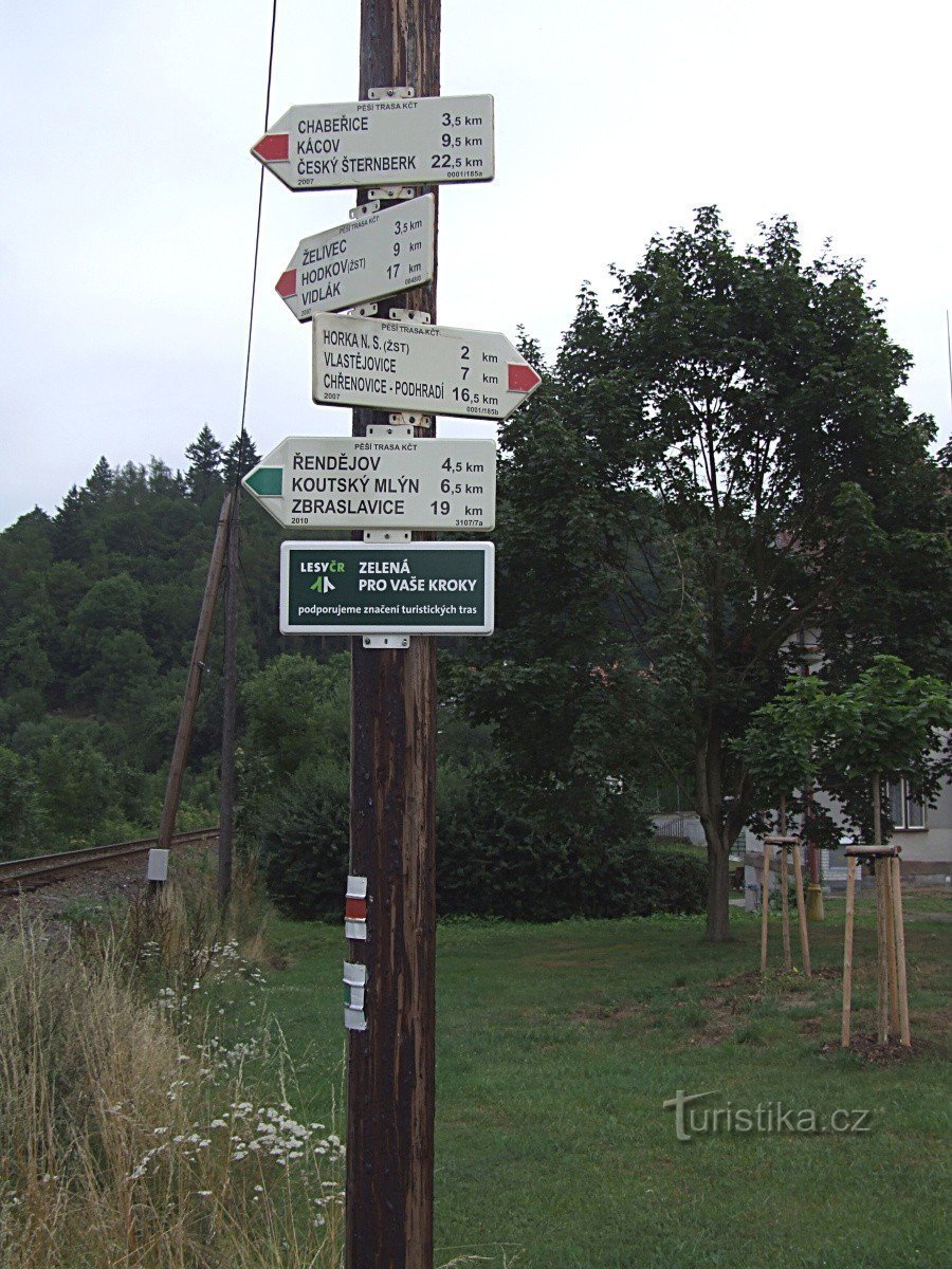 Zruč nad Sázavou crossroads