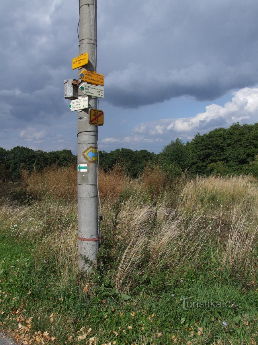 Poste indicador Bílá Voda - CZ/PL