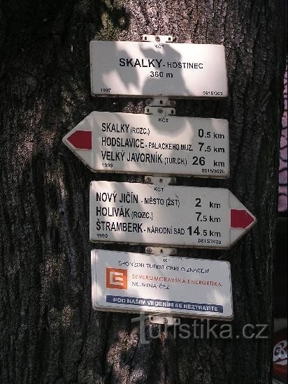 Placa de sinalização - detalhe