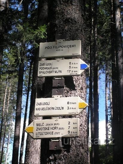 Placa de sinalização: vista detalhada da placa de sinalização