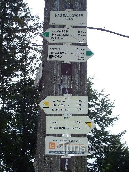 Placa de sinalização: vista detalhada da placa de sinalização de frente