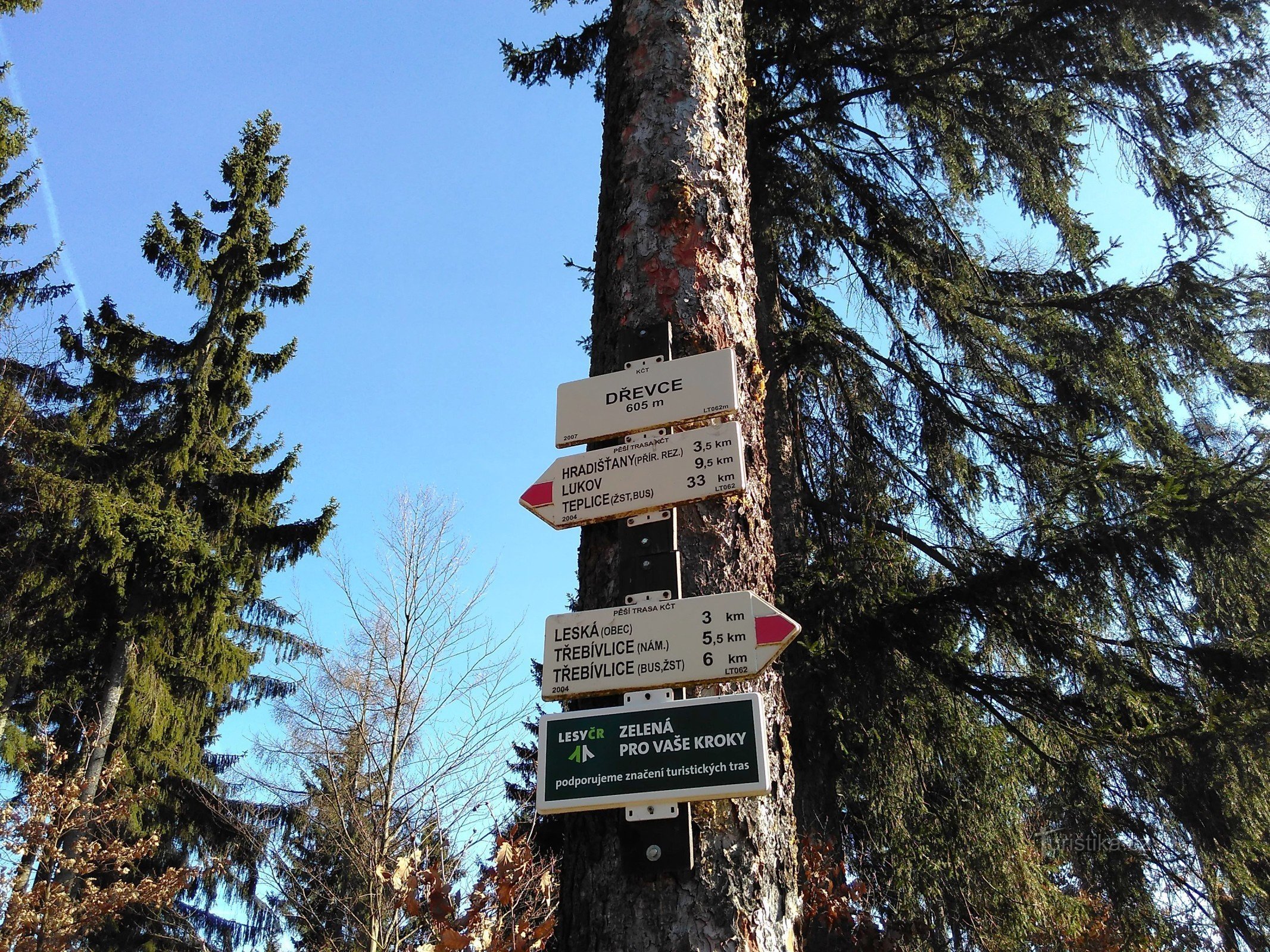 Árbol de poste indicador