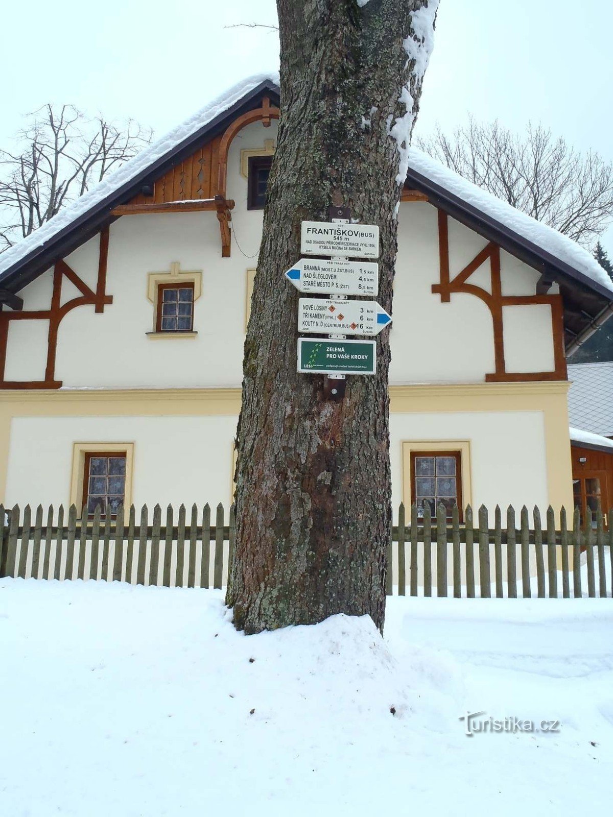 Signpost Františkov - February 18.2.2012, XNUMX