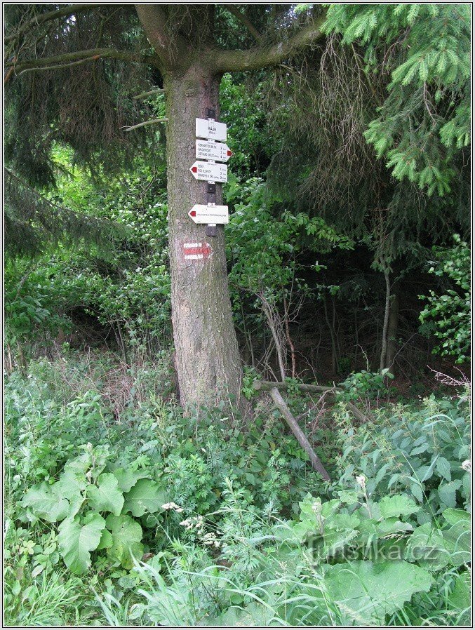 A placa de sinalização Grove