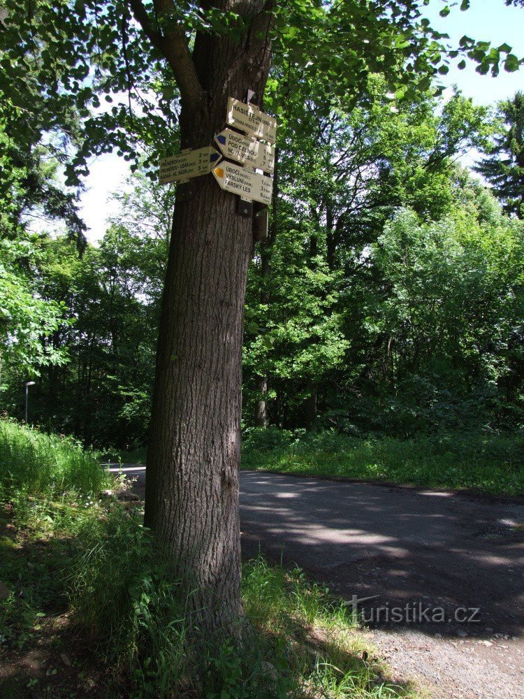 Signpost Hasištejn