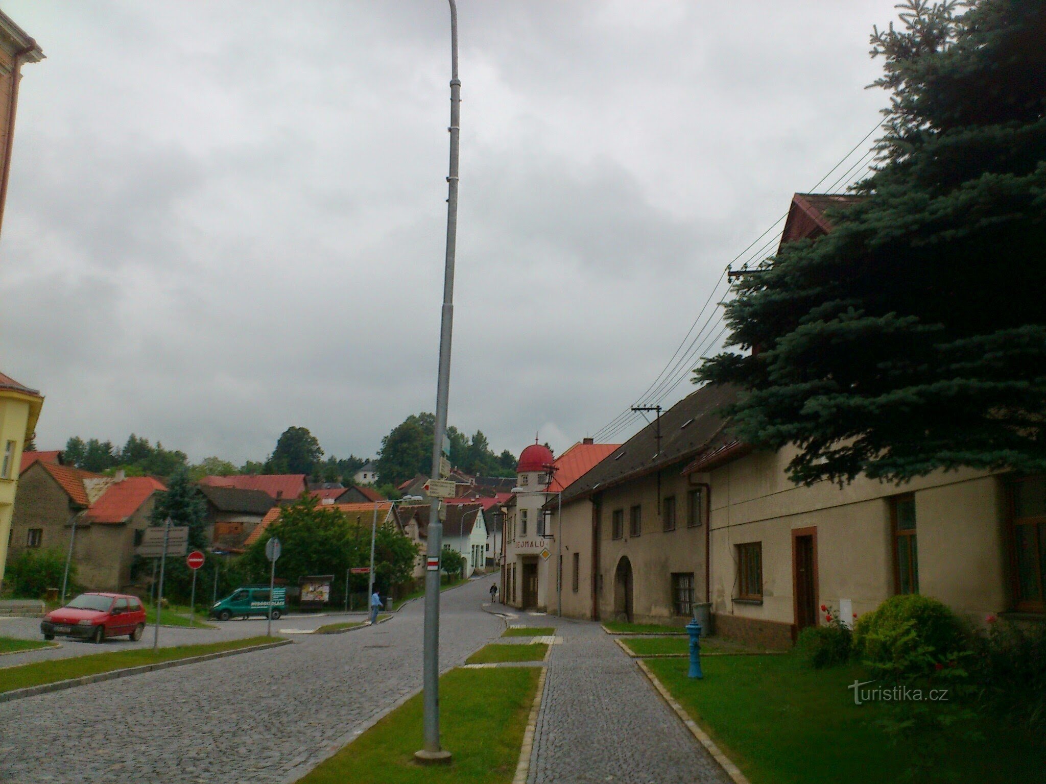 路标 Havlíčkova Borová (Nám.)