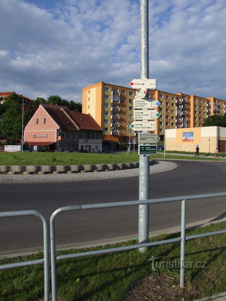 Kadaň路标